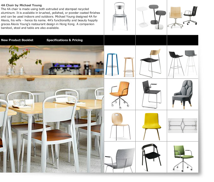 monz chair and tables
